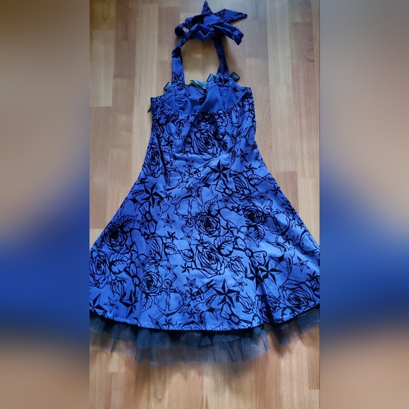 Gothabilly retro style dress - Picture 2 of 5